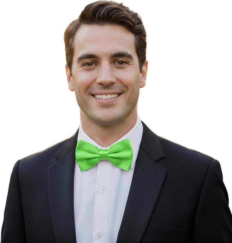 DIBI Adjustable Classic Pretied Bow Tie for Men, Women, and Boys - Men's Bowtie for Wedding, Costume Party and Formal Events - Image 2